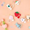 Cartoon Silicone Straw Tips Drinking Dust Cap Splash Proof Plugs Cover Creative Cup Accessories Straw Sealing Tools