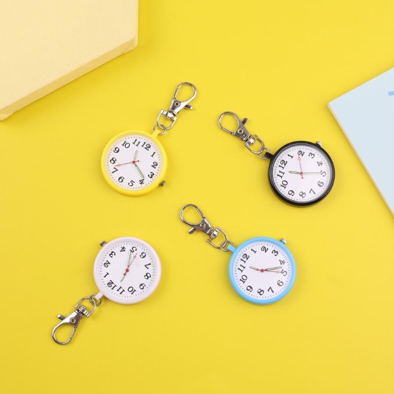 Portable Anti Shock Digital Keychain Timepiece For Outdoor Enthusiasts Seniors Traveler Lightweight Wearable Accessory