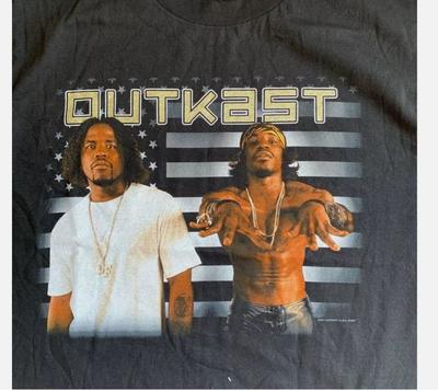 Maglietta Vintage Outkast Nera Tutte le Taglie dalla S alla 5XL per Uomo