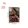 Vintage Tattooed Woman Bar Sign Metal Tin Poster X Inch Iron Wall Art