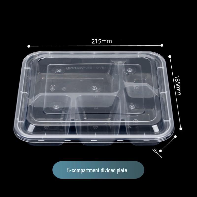 

Yinmei Disposable Leak-Proof Multi-Compartment Bento Boxes