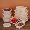 Aoran Degradable Disposable Compartment Takeaway Food Containers