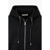 Vov Leather String Jersey Hooded Jumper