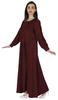 Bimba Women's  Abaya  Islamic Prayer Dress With  Hijab Scarf  Cuff On Sleeve  Muslim