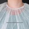 Disposable Waterproof Haircutting & Dye Cape with Drawstring