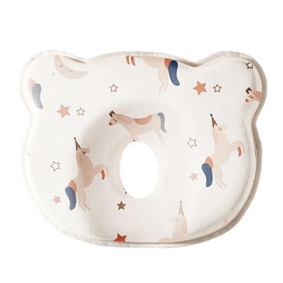 Baby Shaping Pillow Memory Foam Head Support for Strollers Cribs Breathable Infant Flat Head Pillow Cute Baby Gifts