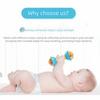 Chewable Musical Instrument Toys Non-Toxic Hand Bell Toys Baby Rattle  Ability Training