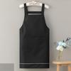 Household Apron for Women Kitchen Waterproof and Oil-Proof Sleeveless Apron Fashion Internet Celebrity Cute Suspender Work Clothes for Men
