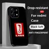 Cool Car L-la-Da Fashion Logo Design Phone Case For Redmi Note 14 13 12 11 Pro Plus S 5G 14C A3 Soft Black Phone Cover