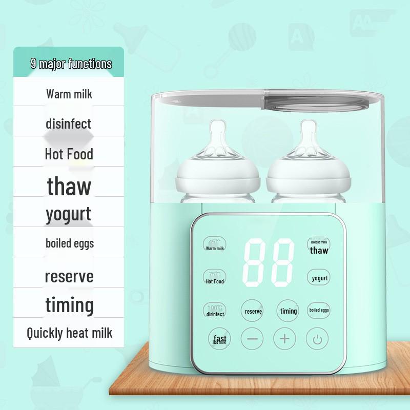 Automatic Baby Bottle Warmer with Constant Temperature, Milk Thawing, and Disinfection Features