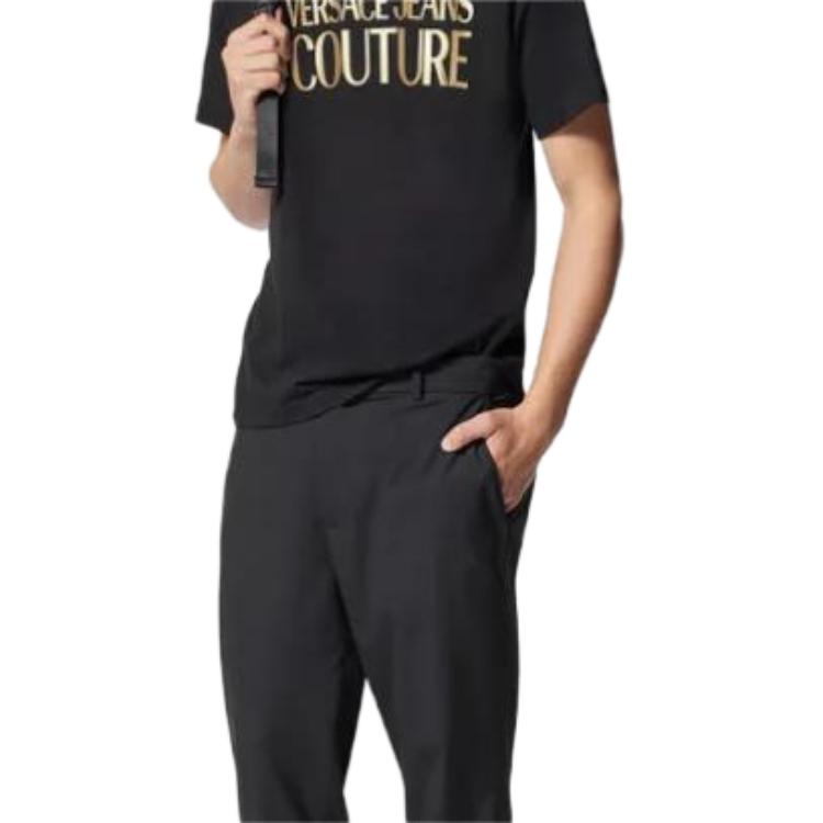 Versace Jeans Couture logo-print t-shirt 75GAHT01-CJ00T-G89