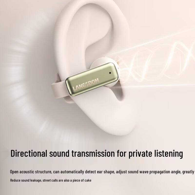 Lanston TS28 Open-Ear Clip-On Bluetooth Sports Earbuds