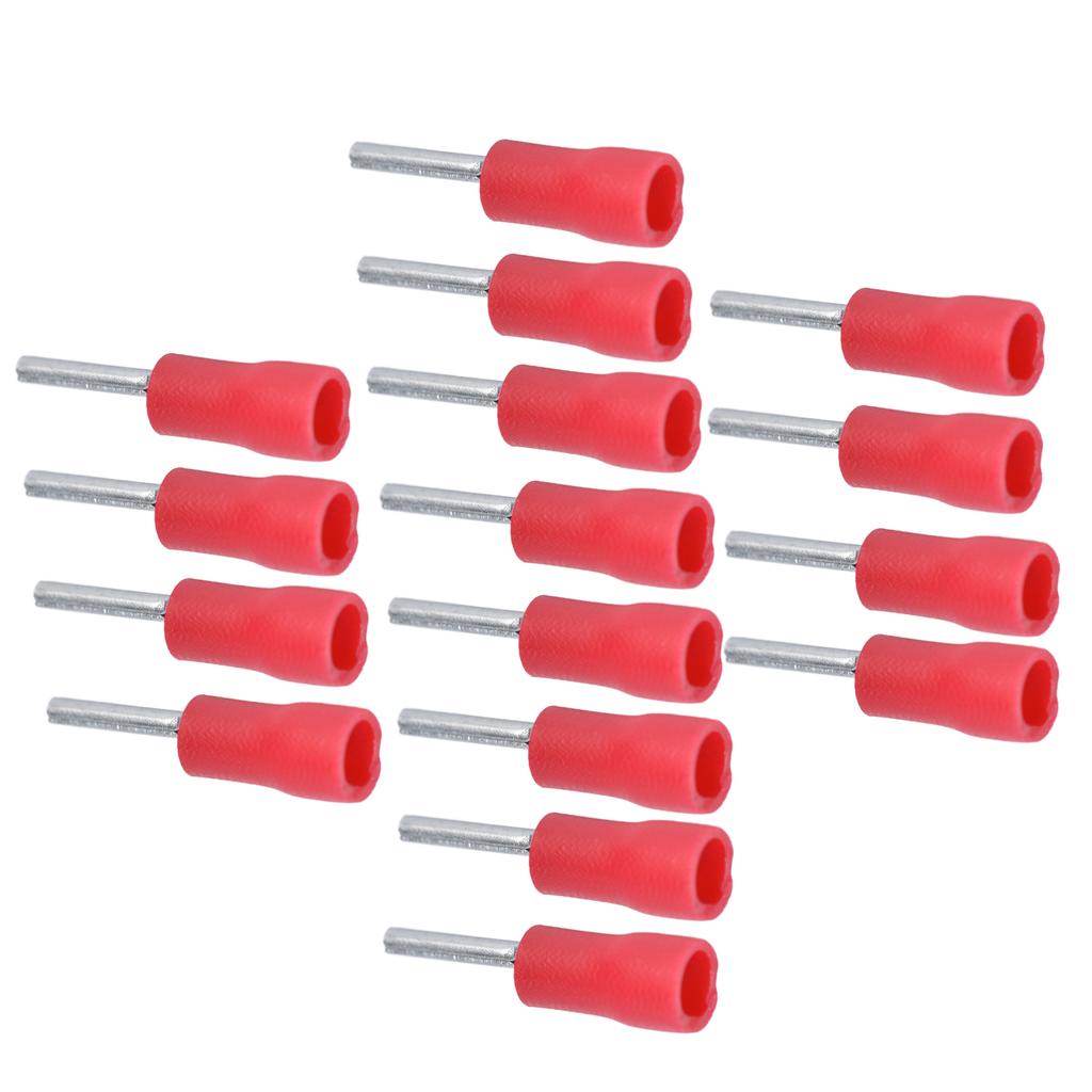100PCS Insulated Ferrules Terminal Round Tube Pin End Crimp Connector for AWG 22‑16 Wires