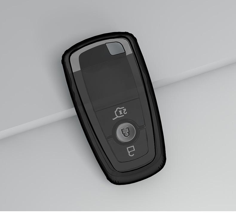 Ford Focus Key Case for Mondeo, Everest, Ecosport, Ranger - Transparent Shell for Men and Women