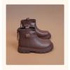 Kids Girls Fashion Soft Leather Ankle Martin Boots Casual Short Boots