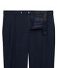 MUSINSA STANDARD Lightweight Real Wide Hidden Banding Slacks [Navy]