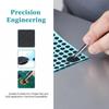Leitfähiges Gummitastatur Reparaturset – 3/4/5/6mm Schwarze Karbon-Imprägnierte Tastenpads für IR-Fernbedienungen & Elektronik