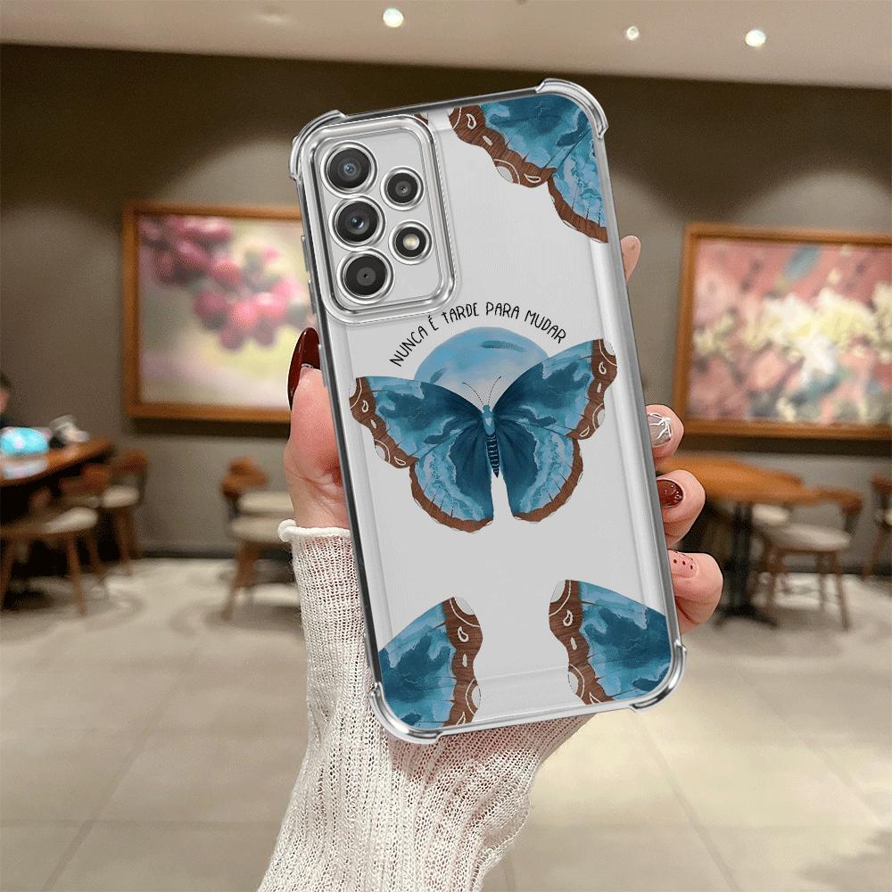 Case for Samsung Galaxy A26 A33 A21s A24 A15 A16 A13 A25 A52 A17 A35 A36 Phone Cover Creative Butterfly Art