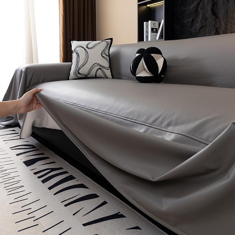 

Водонепроницаемая, непромокаемая, мягкая ткань из коровьей кожи для дивана на все сезоны, новая, не требующая стирки, не прилипающая шерстяная накидка-подушка для дивана 130*180cm