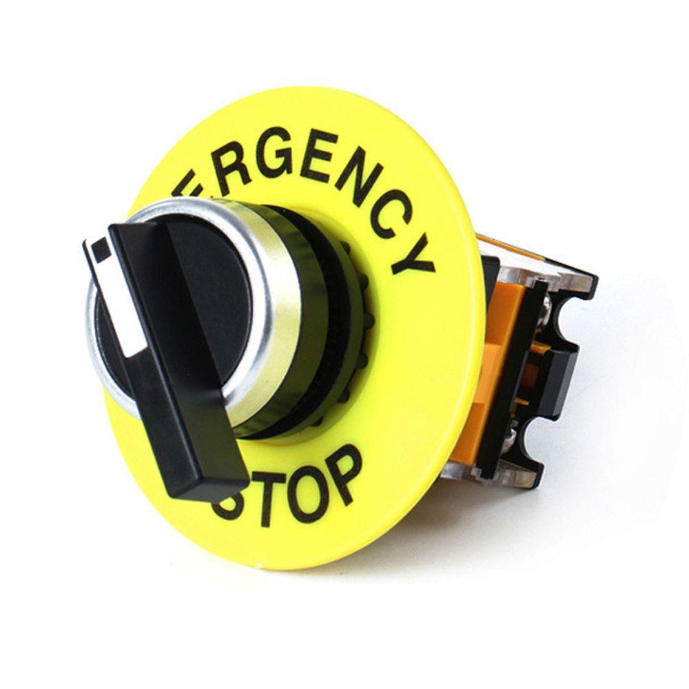 10PCS Durable Label Switch Accessory 22mm Emergency Stop Sign Warning Circle Label Mark