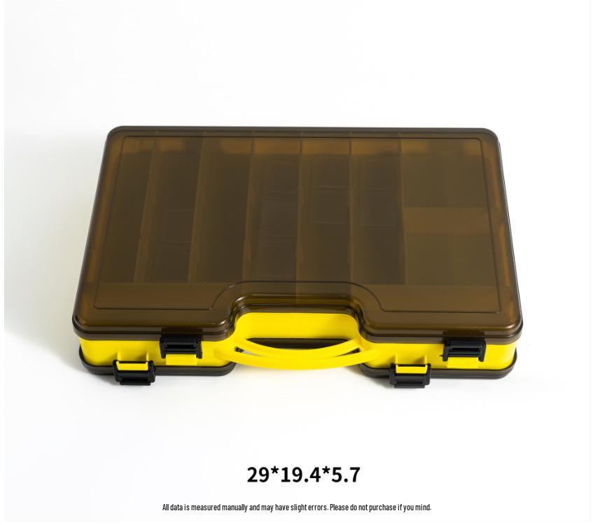 Double-Layer Handheld Lure Storage Box for Jigs and Vibs