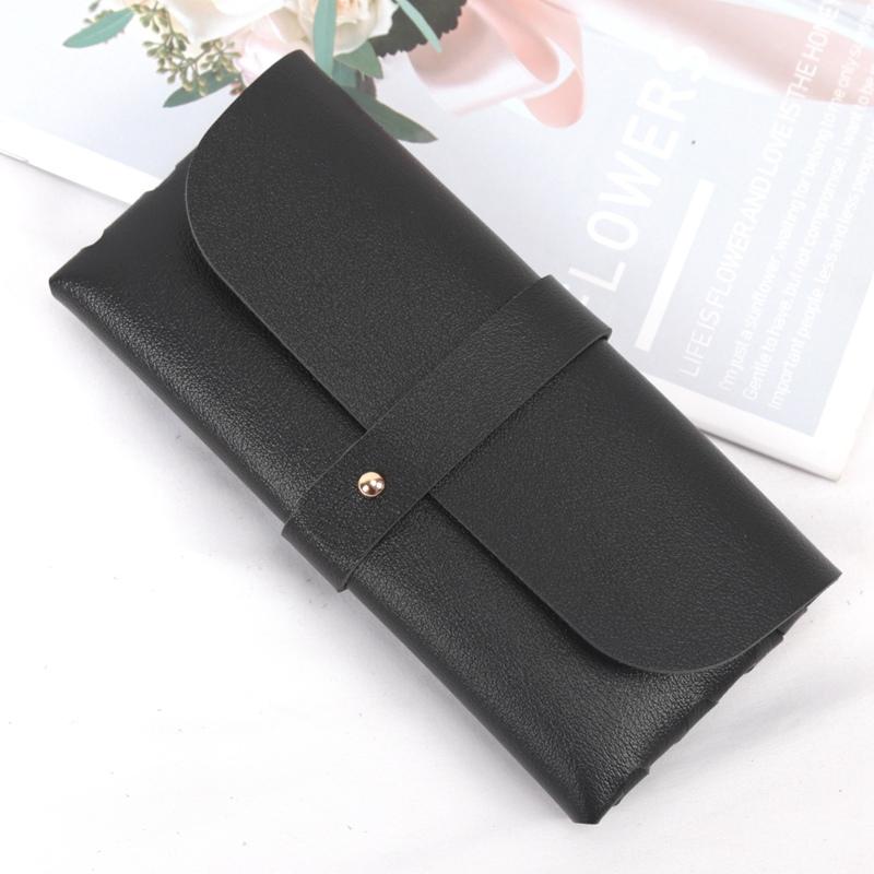 New Soft Pu Leather Thick Glasses Bag Fashion Glasses Protective Case Women Men Portable Sunglasses Boxes Eyewear Accessories