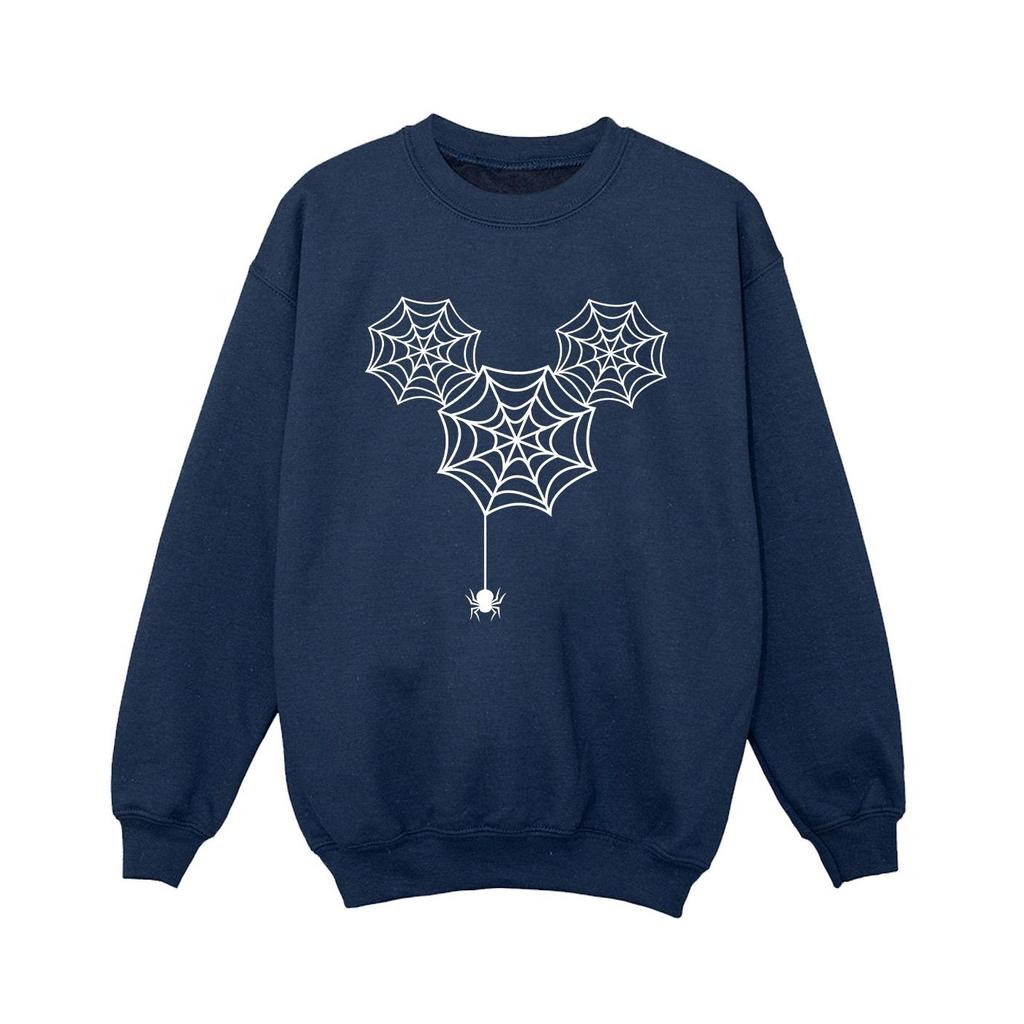 Disney Boys Mickey Mouse Spider Web Head Sweatshirt