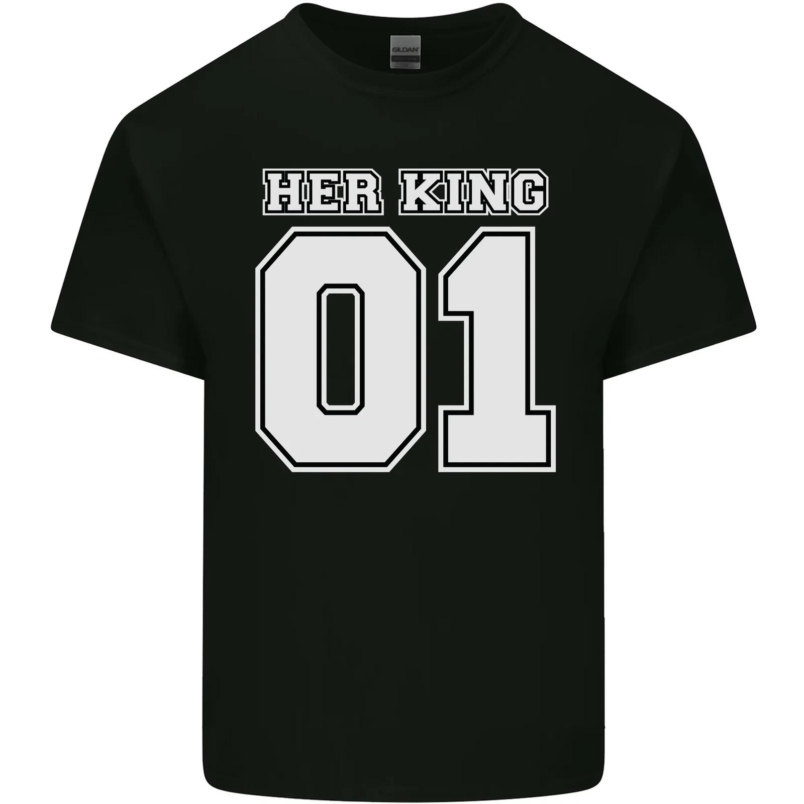 

Her King Funny Wedding Anniversary Kids T-Shirt Childrens 2XL