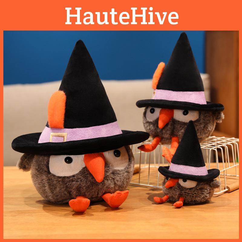 Owl Plush Toy Animal Stuffed Doll For Halloween Kids Room Desk Gift Decoration