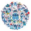 35 Cartoon Stitch Creative Waterproof Stickers for Children's Journals and Stationery Decoration