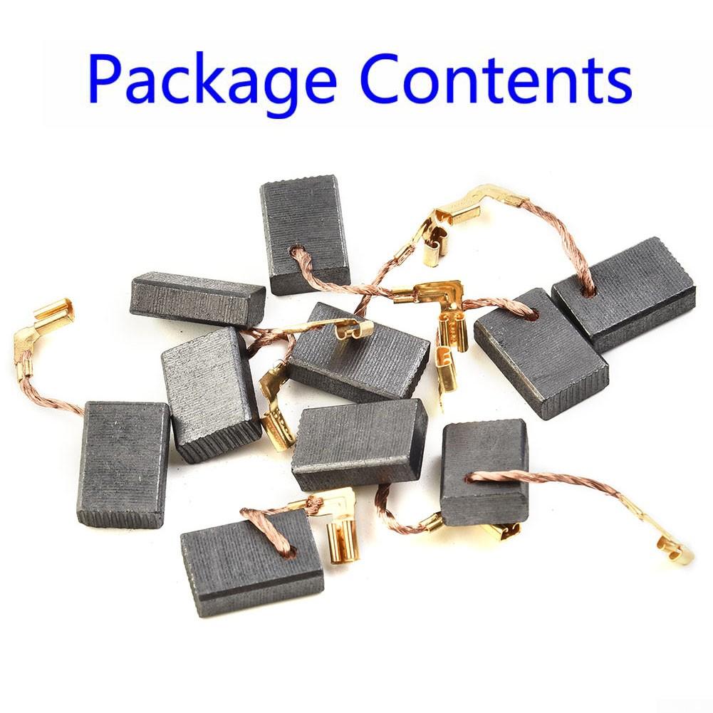

High Quality Carbon Brushes 10Pcs Accessories Brand New Carbon And Metal CB303