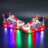 Boys New Cartoon Hero Sneakers Children Baby  LED Luminous Mesh Sports Shoes Kids  Casual Light Up Shoes Size 22-33