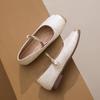 Fashion Elegant 2025 Bowknot Comfort Slip-On Ladies Shoes Ballerina Women's Flat Round Toe Leather Soft-soled Single Shoes Women