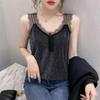 Yeni Moda Ummer Kadın Artı Boyutu Dantel V Yaka Kaşkorse Kadın Dip Tank Top