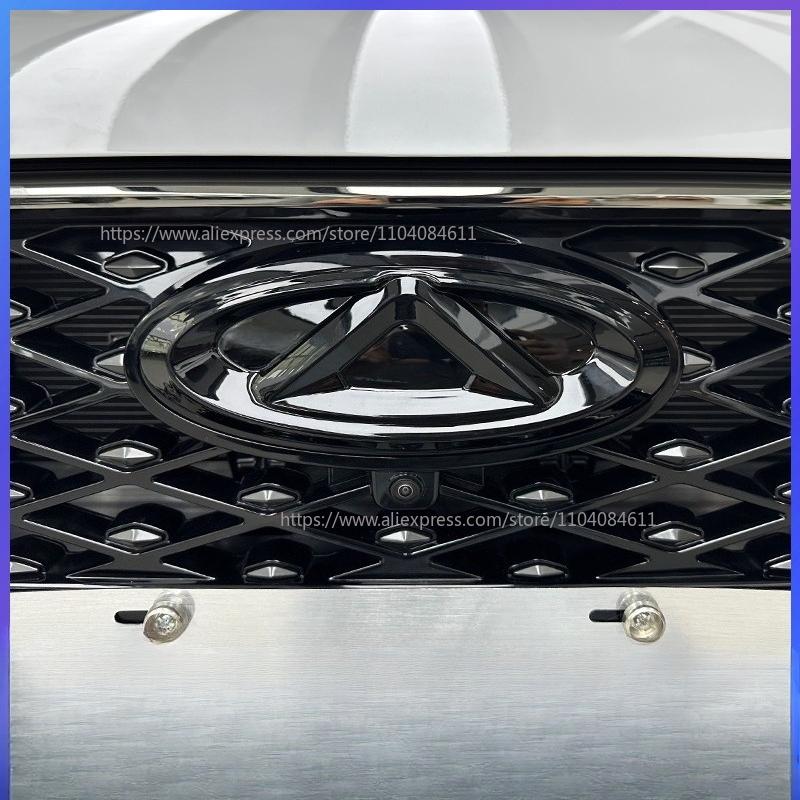Black Car Logo Front Hood Cover Badge Rear Emblem Sticker For Chery Tiggo 8 Plus/Pro Arrizo 8 e+ -in Hybrid Styling Sticker WW23