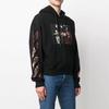 Off-White Caravaggio Over Hood Black Unisex Tops OMBB037R21FLE0021025