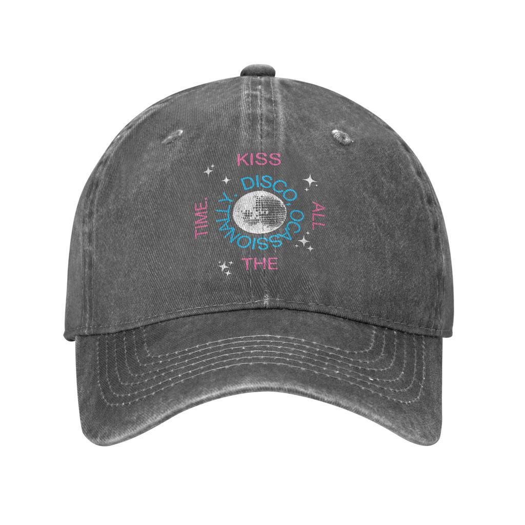 2026 Neueste H-Harry S-Styles Fan Kuss die ganze Zeit Gewaschene Baseballkappe Design Druck Sonne Paar Unisex Laufen Hippie Snapback Kappe