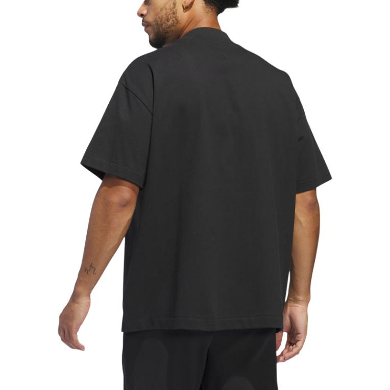 Adidas FW24 The 2025 Collection Chapter 01 Fashion Comfortable Soft Short Sleeve T-Shirt Unisex Tops Black Red IW5644