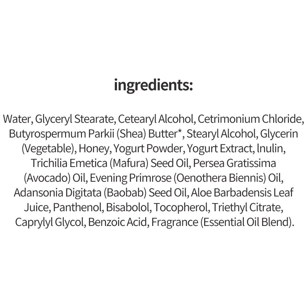 Après-shampoing hydratant et réparateur au miel de Manuka et au yaourt de Shea Moisture, 1 paquet, 384 ml