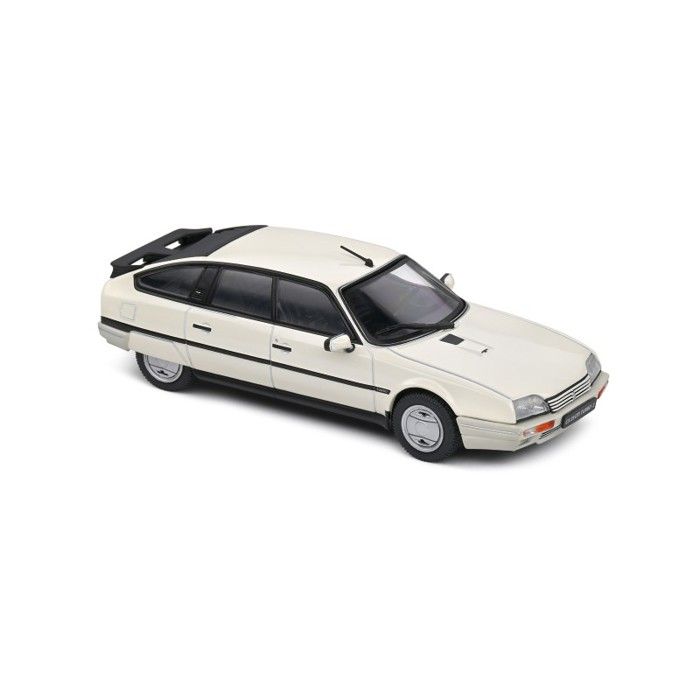 Voiture miniature de collection - solido - citroen cx gti turbo ii - échelle 1/43 - blanc - 1989