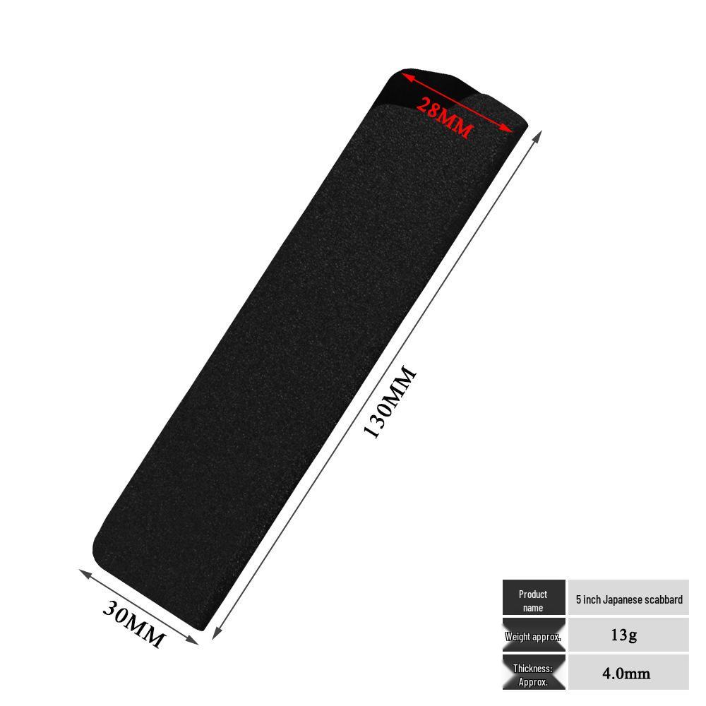 Universal ABS Flocking Knife Sheath 4.6"-10.5" - Durable Waterproof Blade Protector