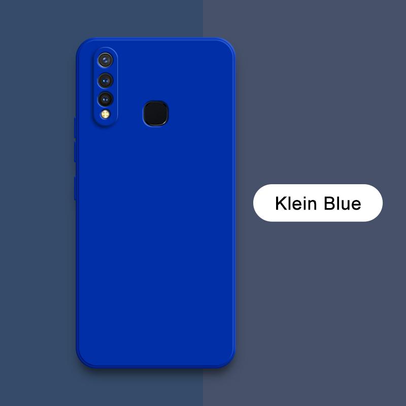 Square Liquid Phone Case for VIVO U3 U10 U20 U3X X Camera Protective Soft Silicone 360 Shockproof Mobile Cover Housing