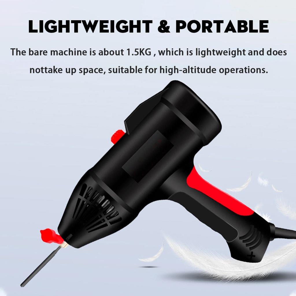 4000W 220V Handheld Electric Arc Welding Machine Automatic Digital Welder Tool Current Thrust for 2~14mm Welding Thickness