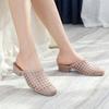 Beach Slippers for Women Wearing Outside, Baotou for Women In Summer, Mid Heel Fashion, Height Increasing Outdoor, Thick Women's Sandals, Anti Slip