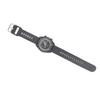 Digital Sports Watch Accurate Time Waterproof Stopwatch Clear Lens Electronic Watch Black Strap Black Screen Quartz