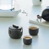 Nanshan Zen Style Portable Gongfu Travel Tea Set - 1 Pot, 2 Cups