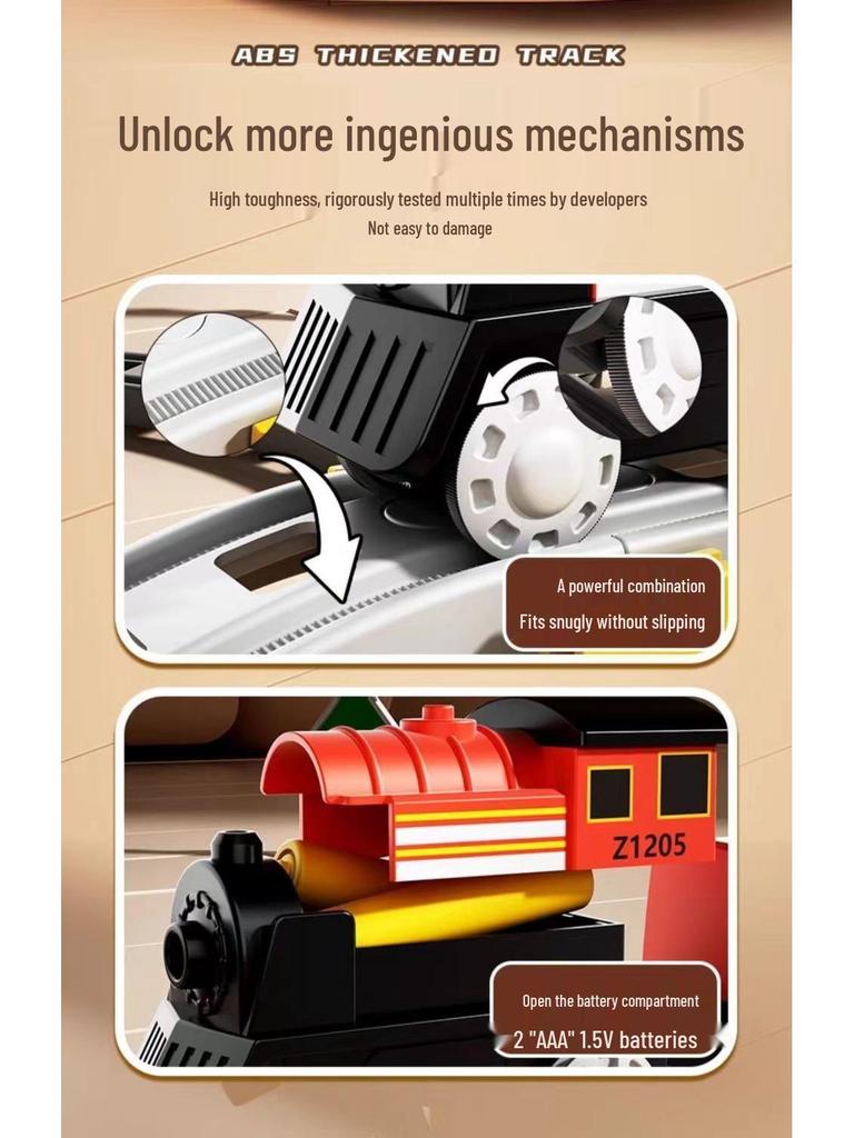 Free Shipping Assembled Fuxing Hao High-Speed Electric Train Set for Toddlers
