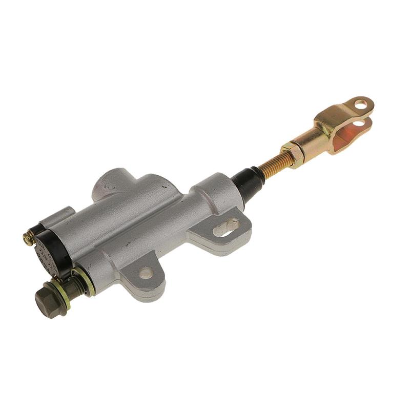 Rear Hydraulic Brake Pump Metal 14mm Bore Universal Fluid Reservoir Bump for Sportbike ATV Dirtbike Motorcycle Brake System