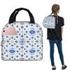 Evil Eye Ethnic Mystic Greek Amulet Turkish Insulated Lunch Bag for Women Kids Portable Food Boxes Thermal Lunch Box Tote
