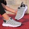 Summer New Women’S Running Shoes  Fashion Anti Slip Hiking Mesh Breathable Lace Up Shoes Lightweight Comfortable Couple Sneakers